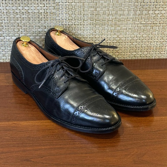 ?2xHP?2023 Allen Edmonds Black Leather Lexington Cap-Toe Derby 11.5 main image 12
